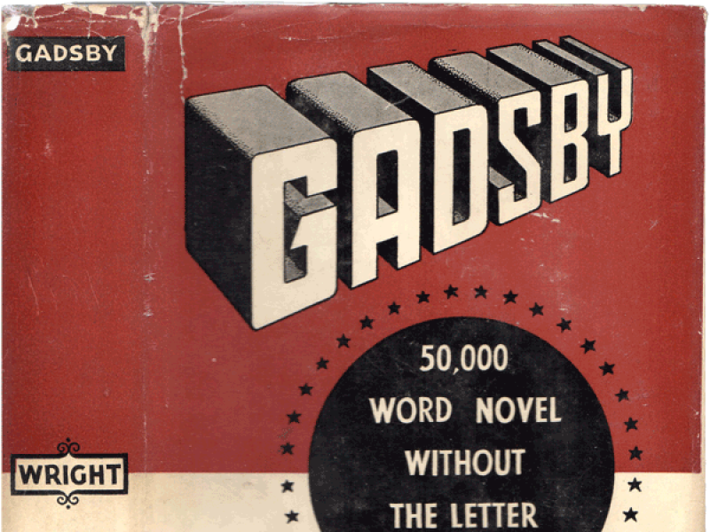 Gadsby by Ernest Vincent Wright