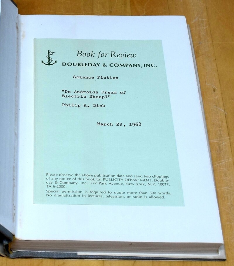 Do Androids Dream Of Electric Sheep - Review Copy