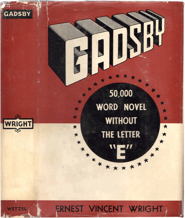 Gadsby by Ernest Vincent Wright