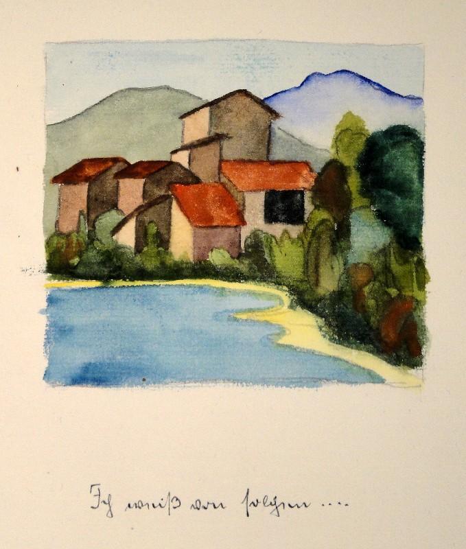 Aquarell von Hermann Hesse