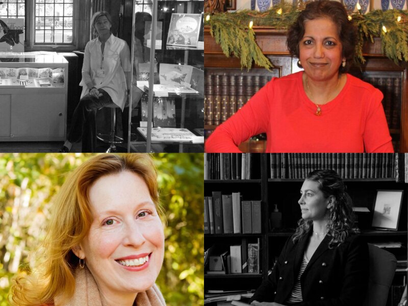 Photographs of female booksellers