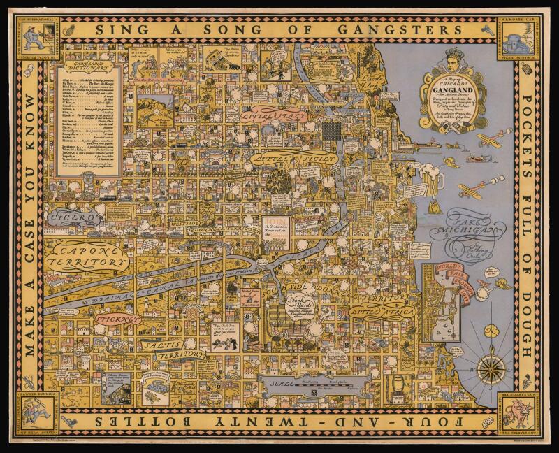 Chicago Gangland map
