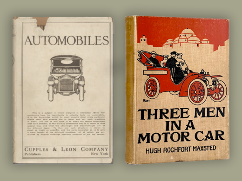 Vintage car books