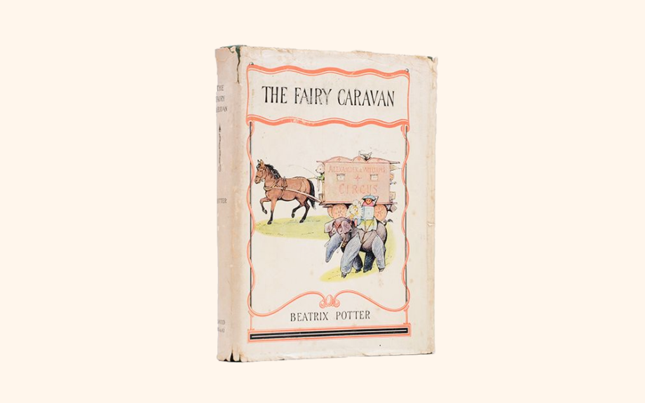 Photo of illustrated card by Beatrix Potter