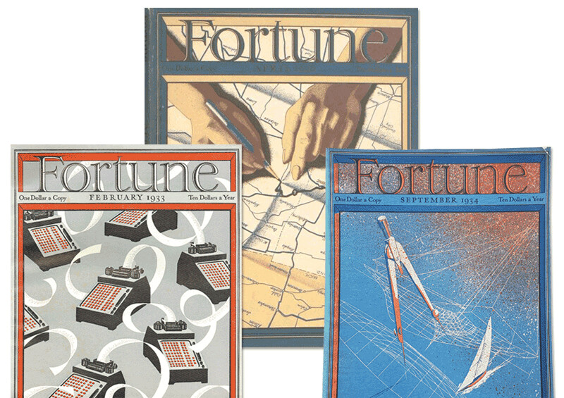 Beautiful covers from Fortune Magazine