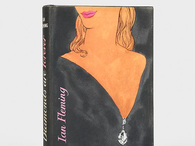 Collectible Ian Fleming book covers