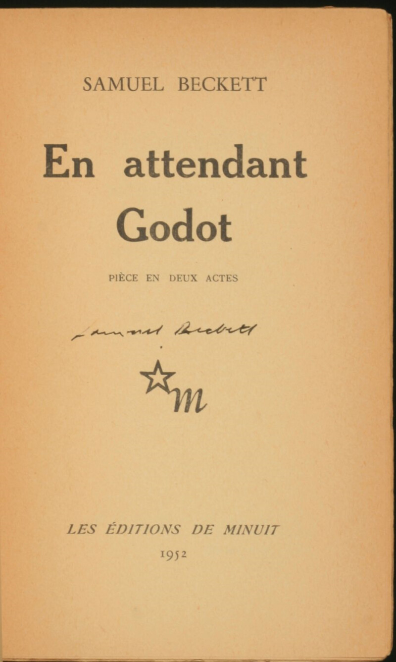 En attendant Godot by Samuel Be