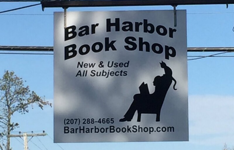 Bar Harbor Book Shop Sign