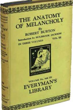 The Anatomy of Melancholy