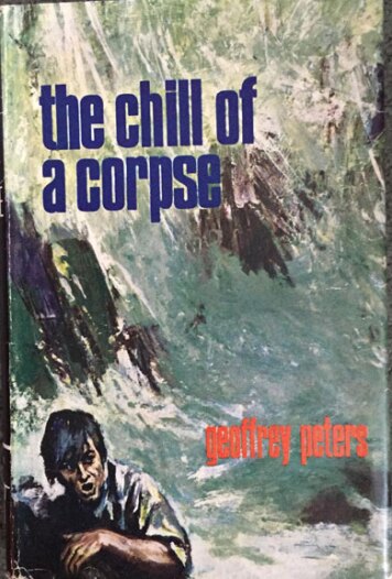 The Chill of a Corpse by Geoffrey Peters (1968)