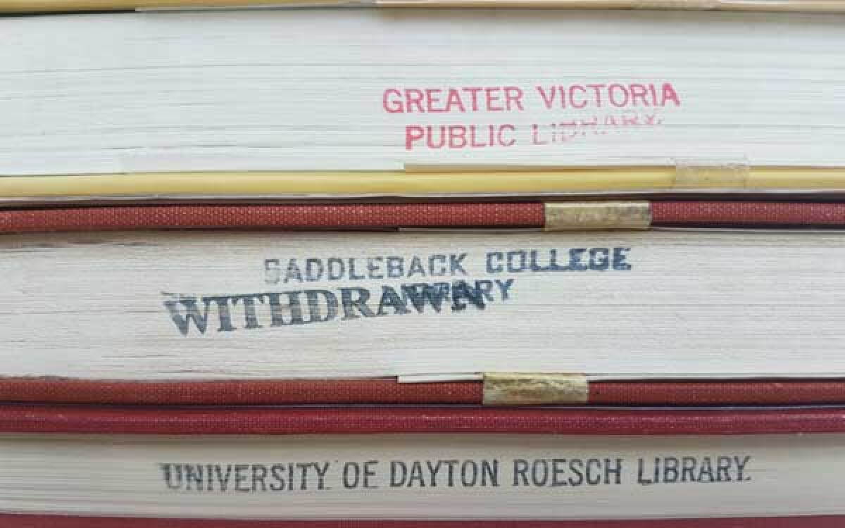Discarded delights: The joy of ex-library books