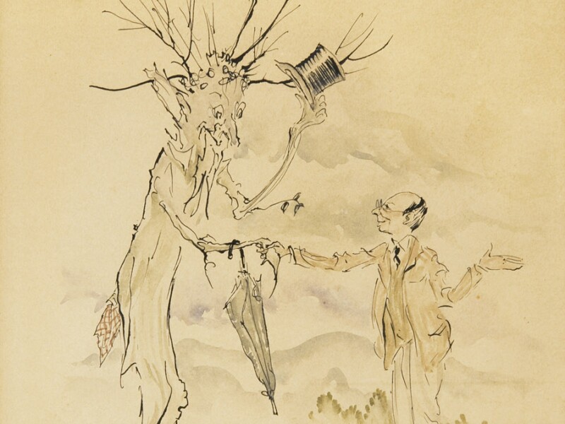 Self portrait of Arthur Rackham