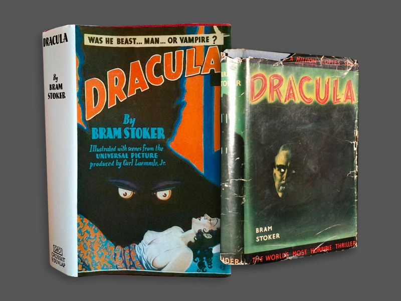Vintage Dracula books