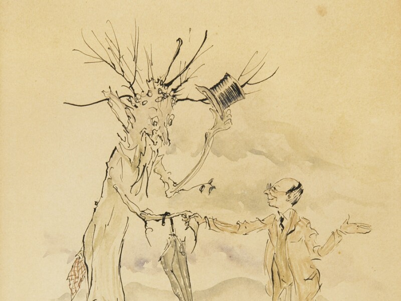 Self portrait of Arthur Rackham