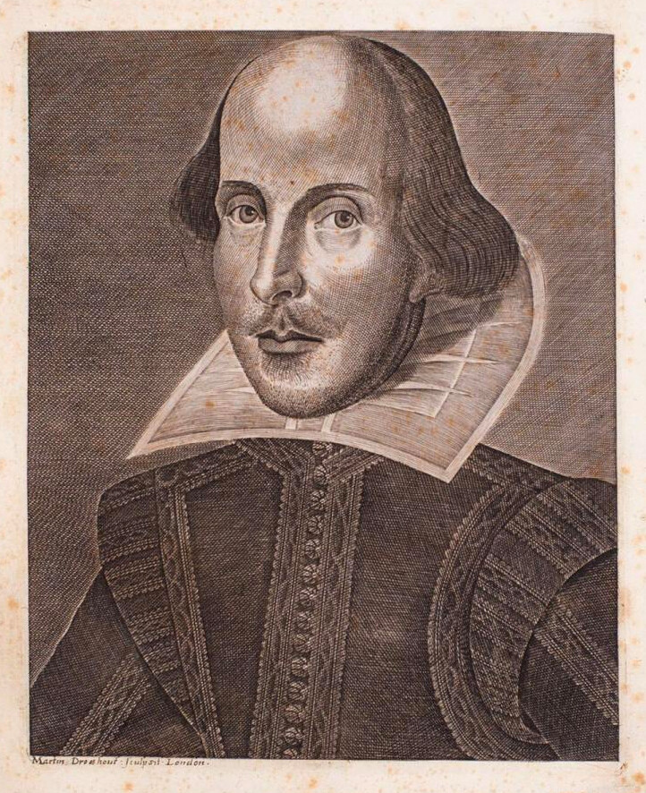 william shakespeare portrait famous