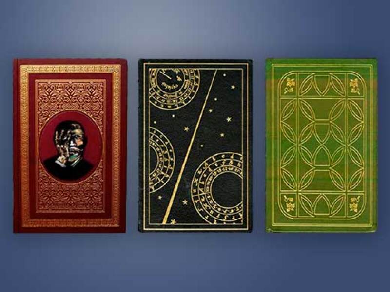 Leather bound books from Franklin Library