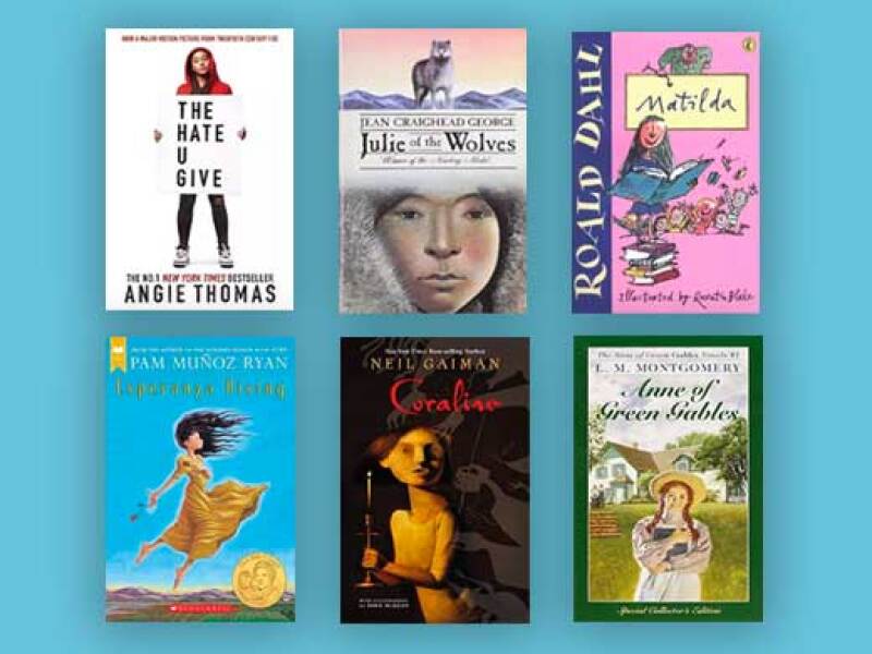 Powerful girls in literature book covers