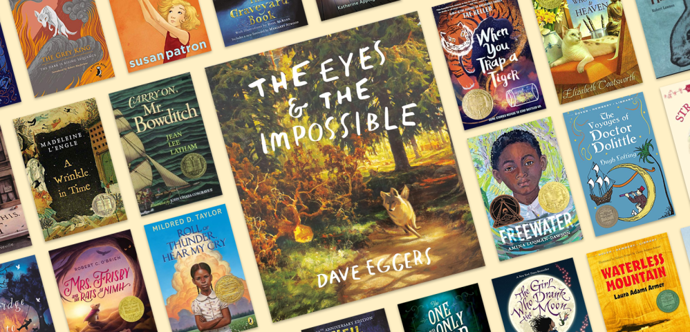 Book covers from Newbery Medal winners