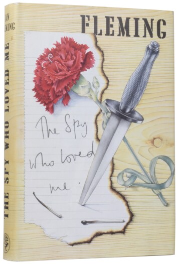 Collectible Ian Fleming book covers