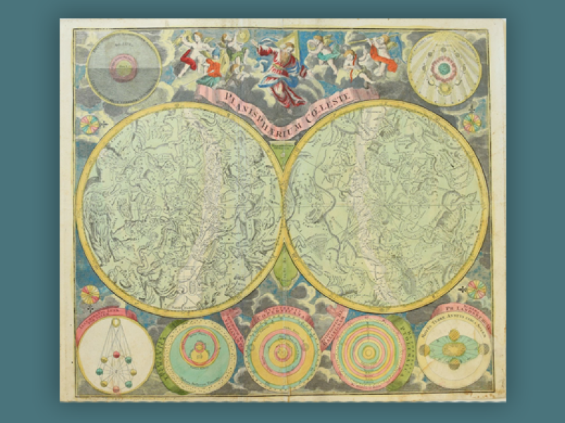 Antiquarische Sternenkarten