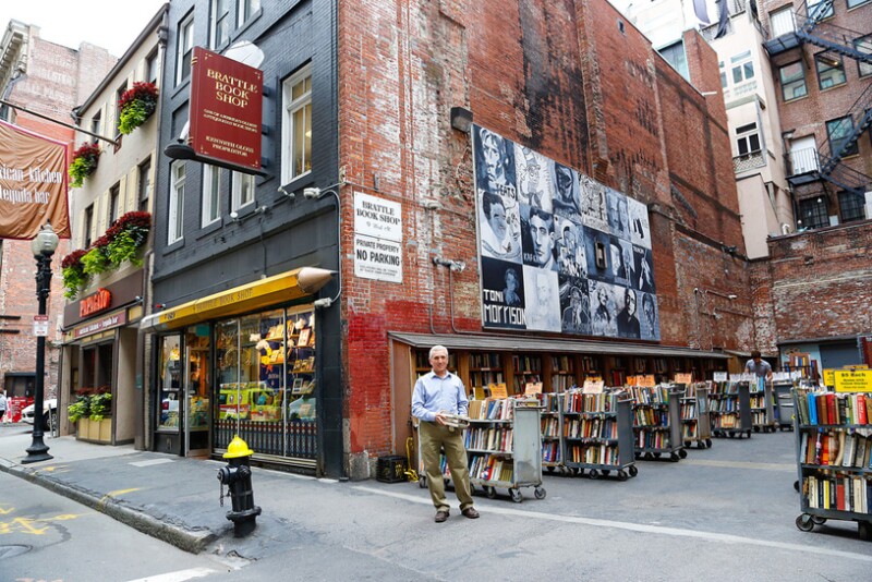 Brattle book shop store front