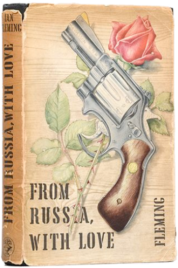 Collectible Ian Fleming book covers