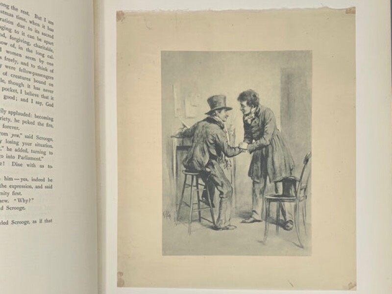 Illustration from the Cassino edition of A Christmas Carol