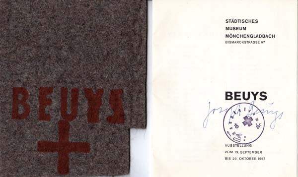 Ausstellungskatalog von Joseph Beuys
