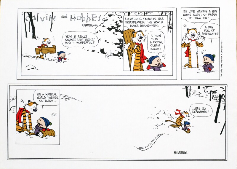 Calvin and Hobbes - Let's Go Exploring