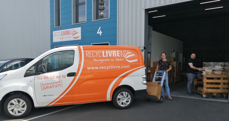 Le site de Recyclivre à Nantes