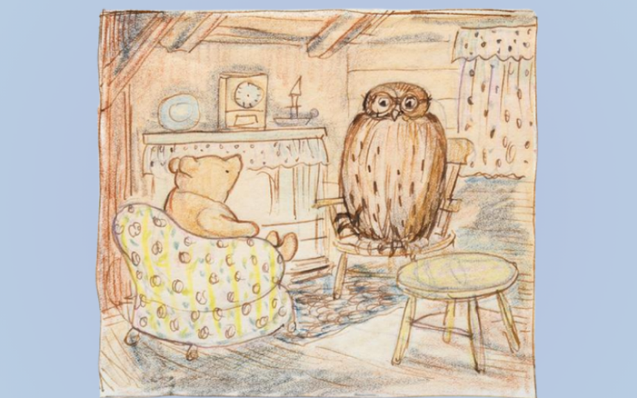 Original artwork for Winnie-the-Pooh