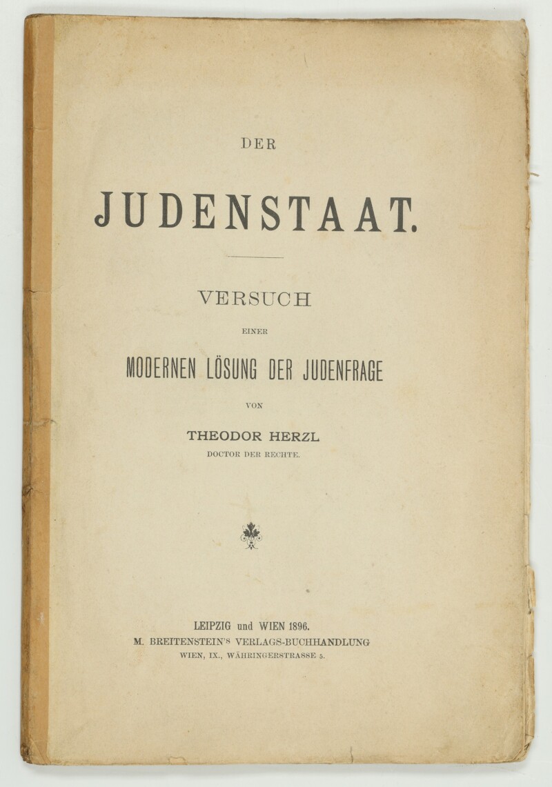 Der Judenstaat by Theodor Herzl