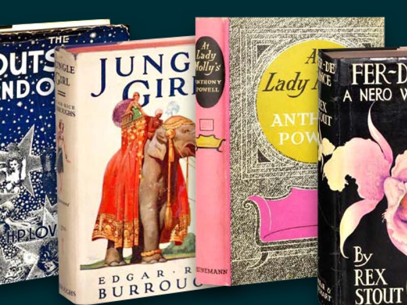 Beautiful vintage dust jackets
