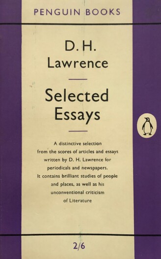 DH Lawrence Selected Essays.jpg
