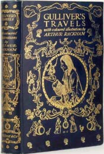 Gulliver's Travels Into Several Remote Nations of the World by Jonathan Swift, illustrated by Arthur Rackham