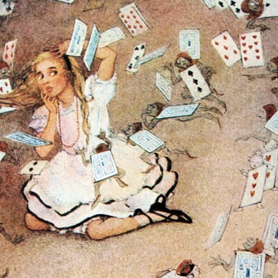 Alice's Adventures in Wonderland - illustrated by Gwynedd Hudson